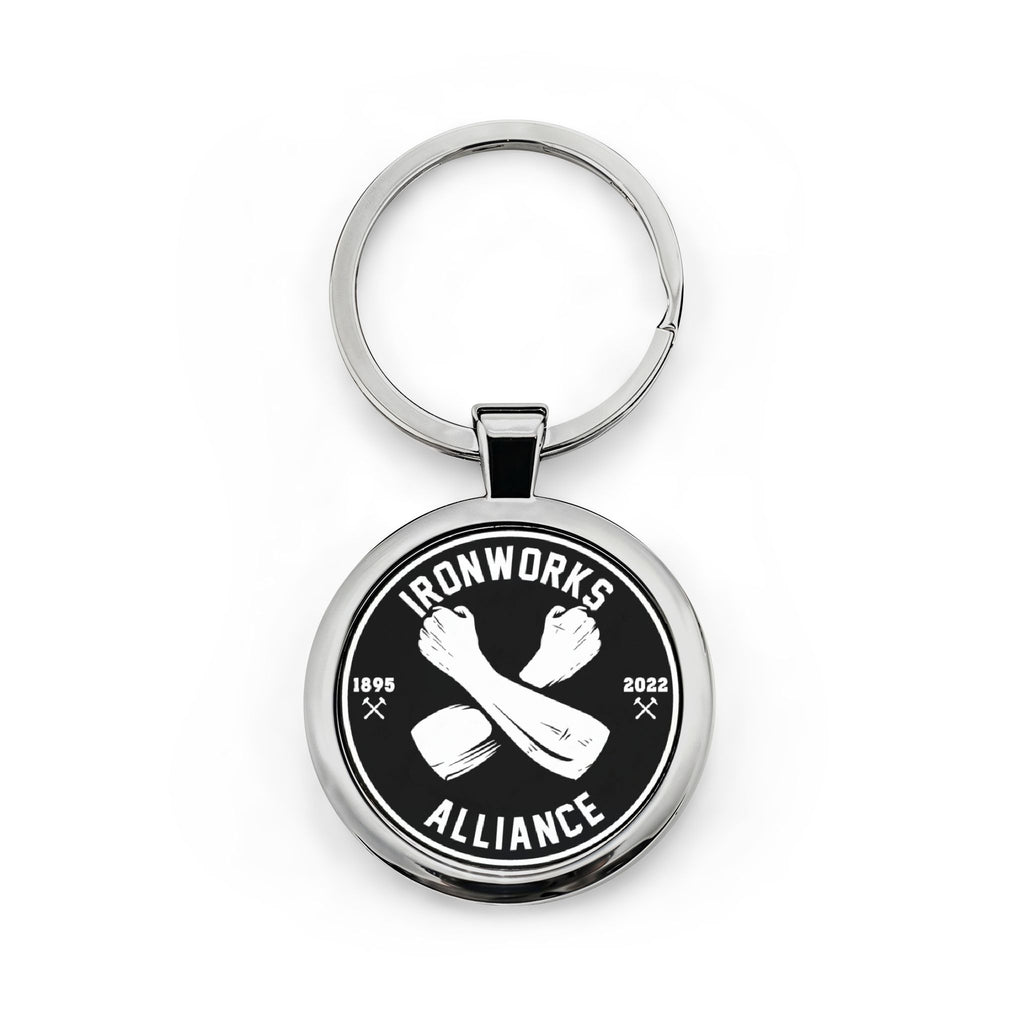 IWA Black Logo Keyring