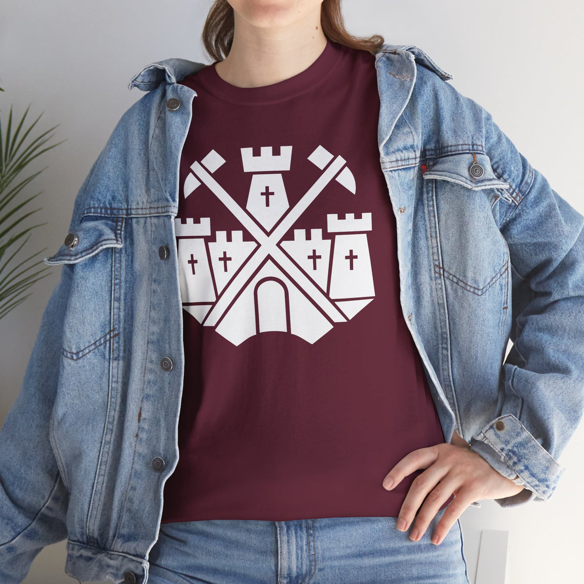 Castle Badge (White) T-Shirt