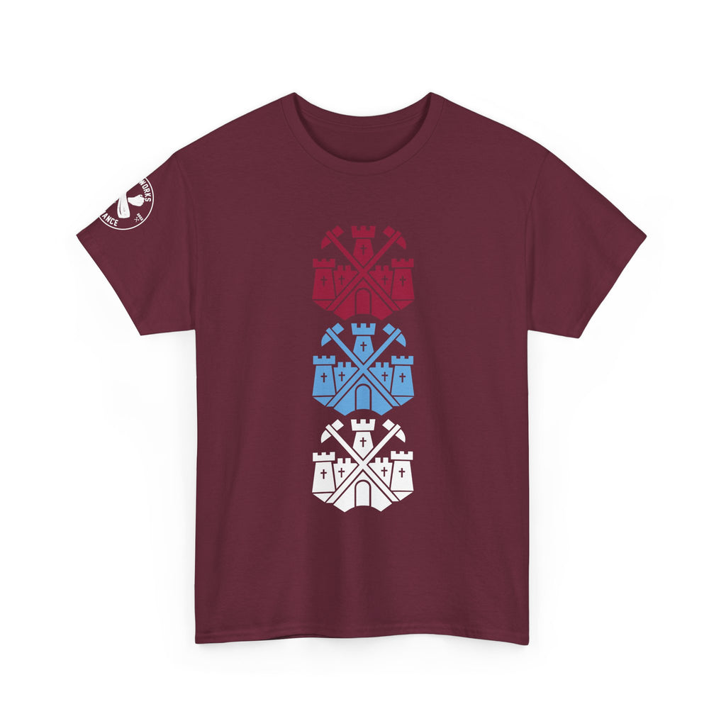Tricolor Castle Badge T-Shirt