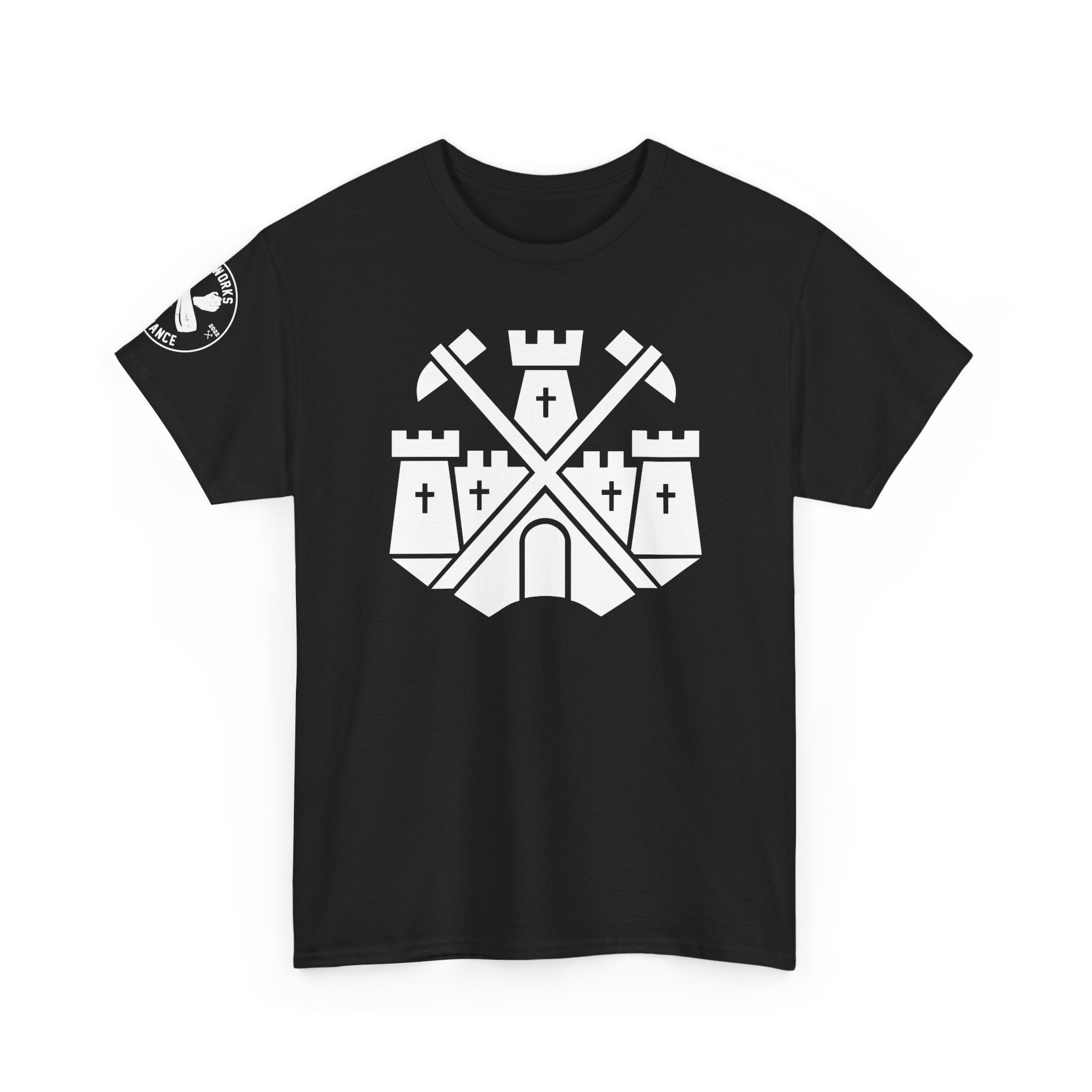 Castle Badge (White) T-Shirt
