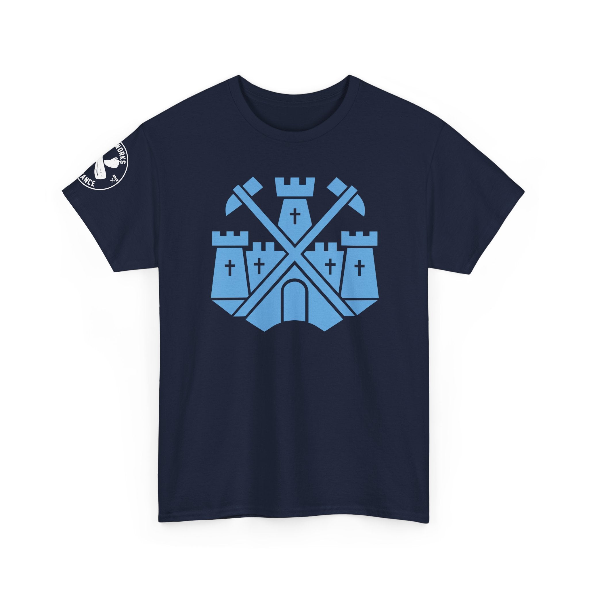 Castle Badge (Blue) T-Shirt
