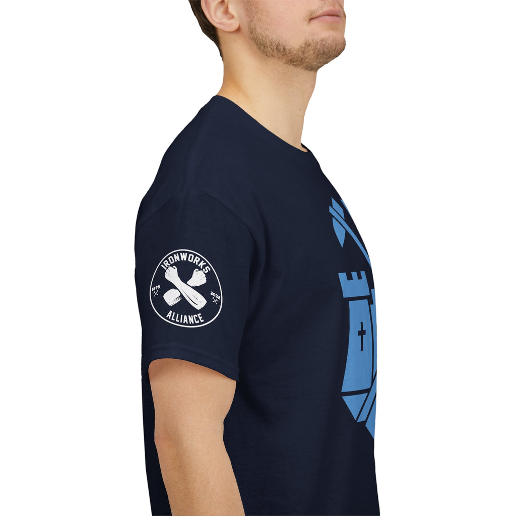 Castle Badge (Blue) T-Shirt