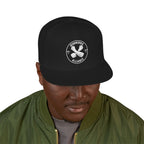 IWA White Logo Snapback (Black)