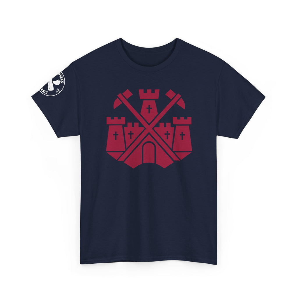 Castle Badge (Claret) T-Shirt