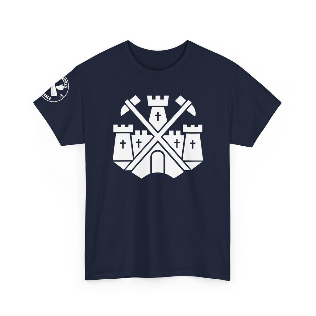 Castle Badge (White) T-Shirt