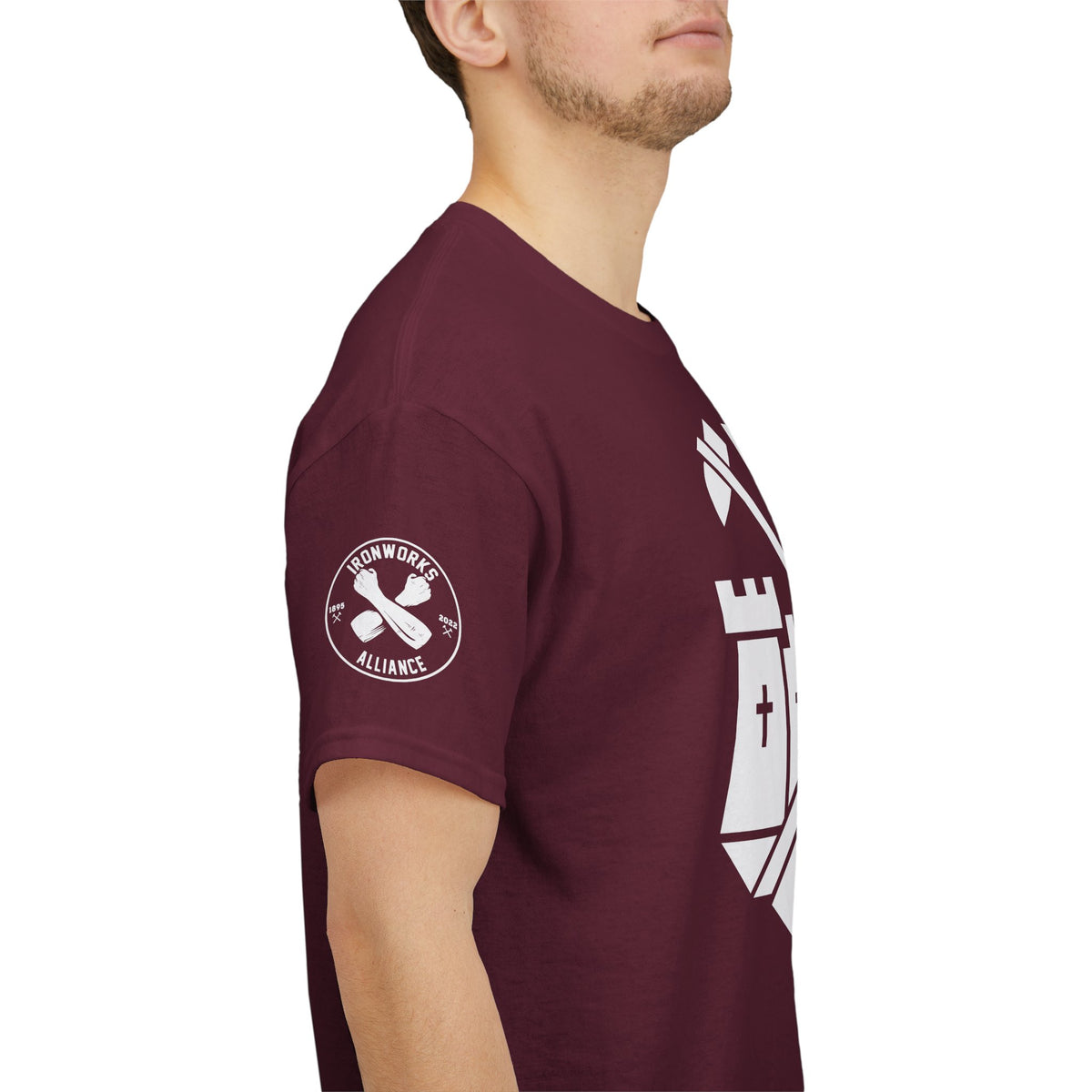 Castle Badge (White) T-Shirt