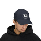 IWA White Logo Dad Cap (Navy)