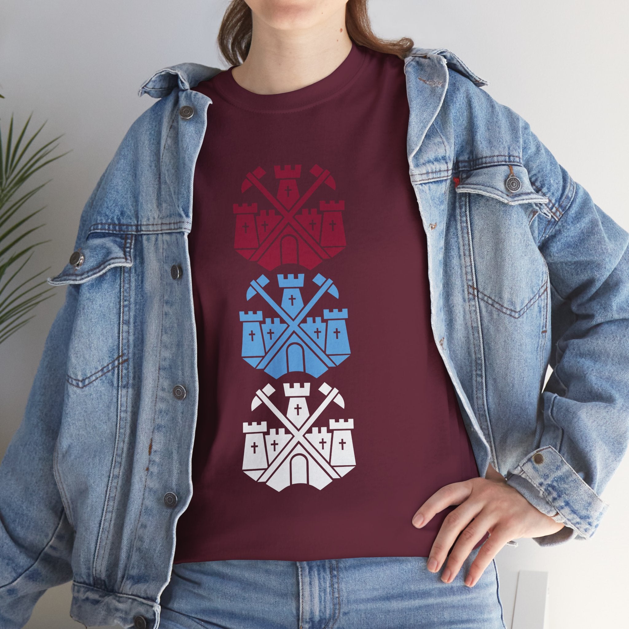 Tricolor Castle Badge T-Shirt