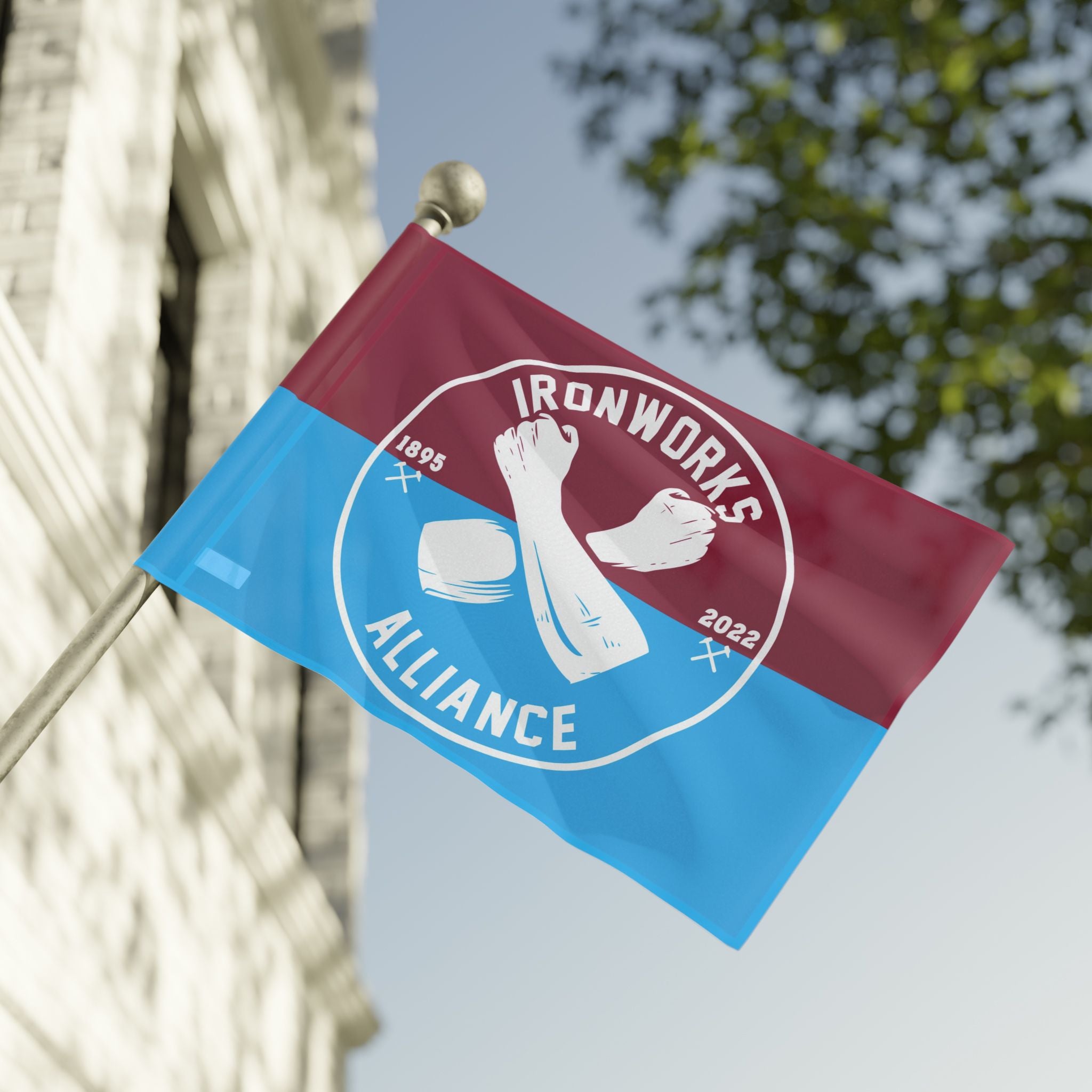 IWA 50/50 Flag