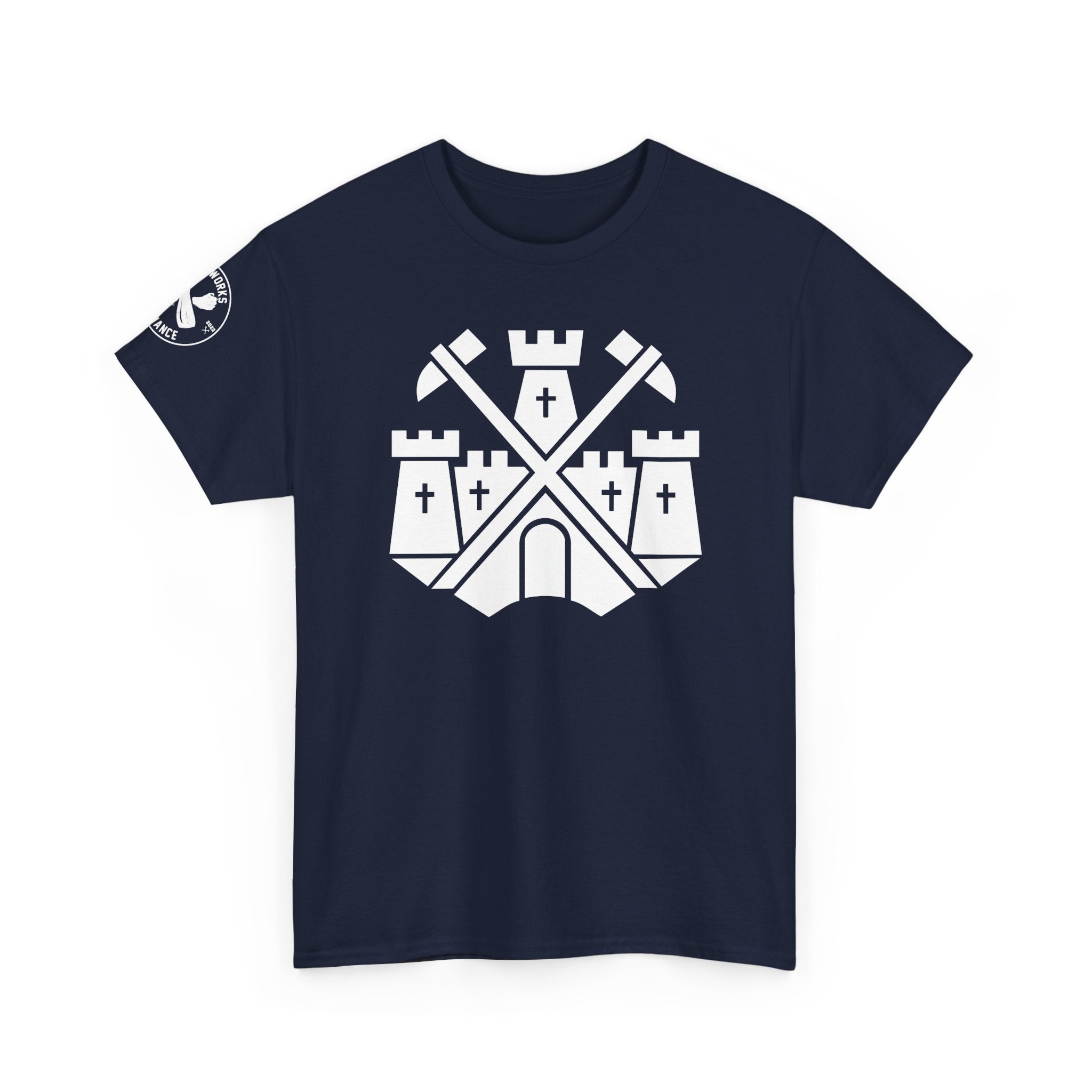 Castle Badge (White) T-Shirt