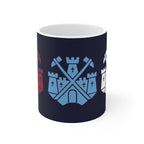Tricolor Castle Ceramic Mug