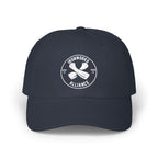 IWA White Logo Dad Cap (Navy)