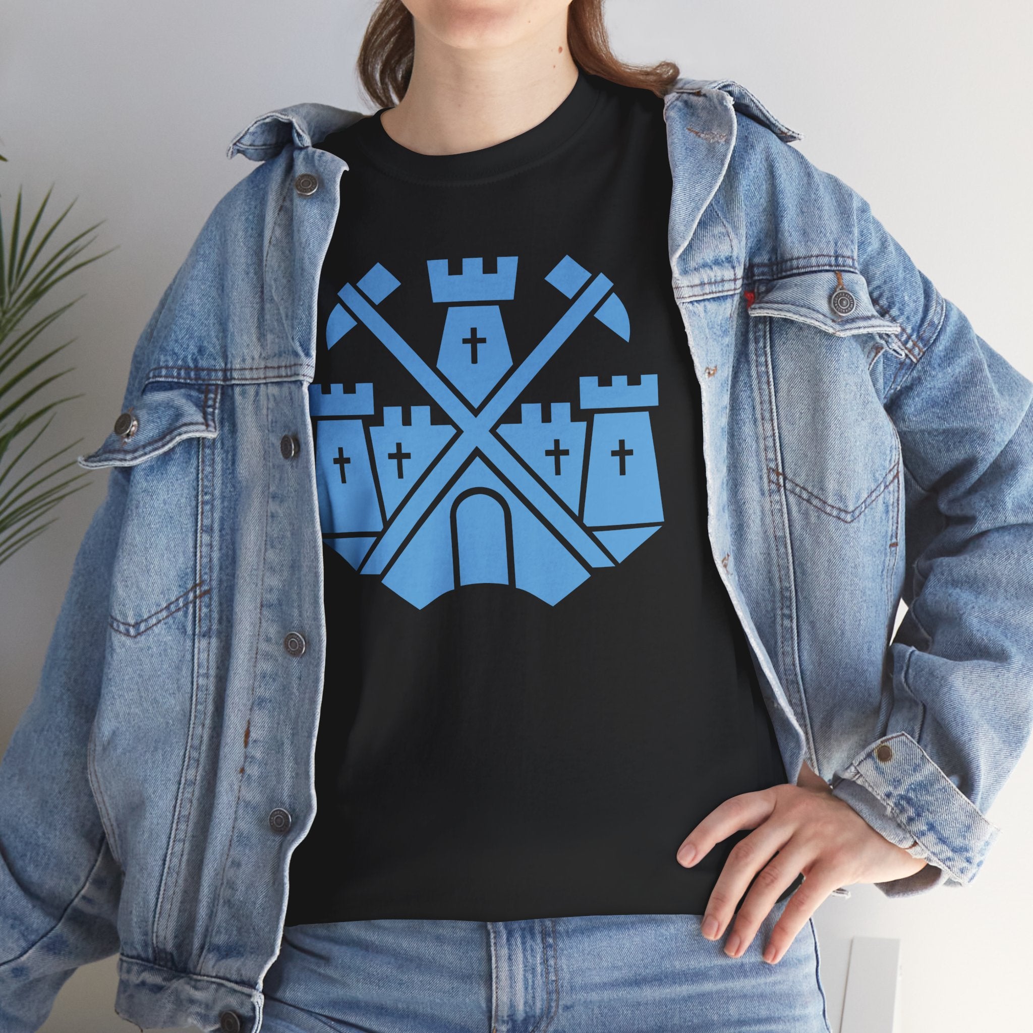 Castle Badge (Blue) T-Shirt