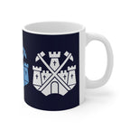 Tricolor Castle Ceramic Mug