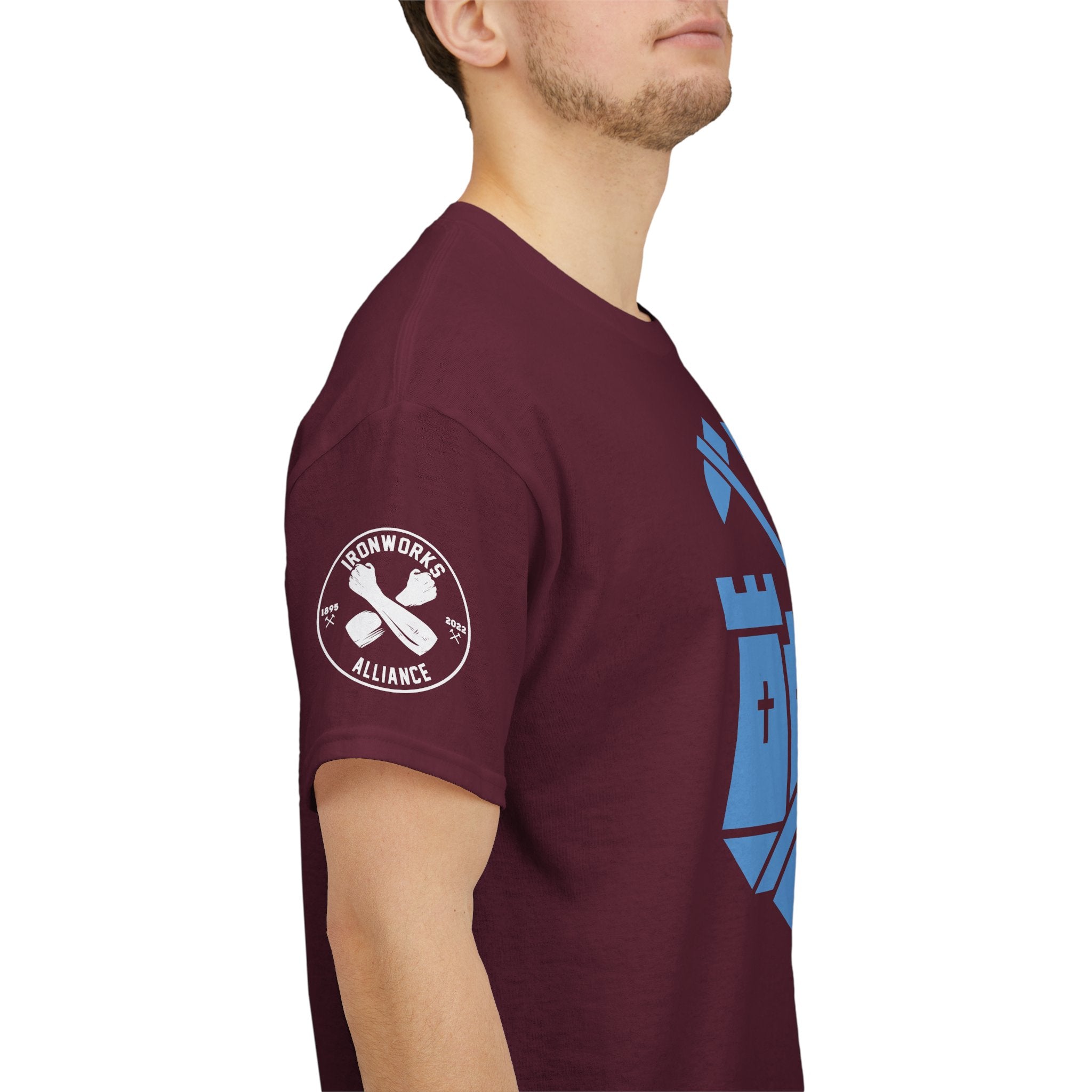 Castle Badge (Blue) T-Shirt
