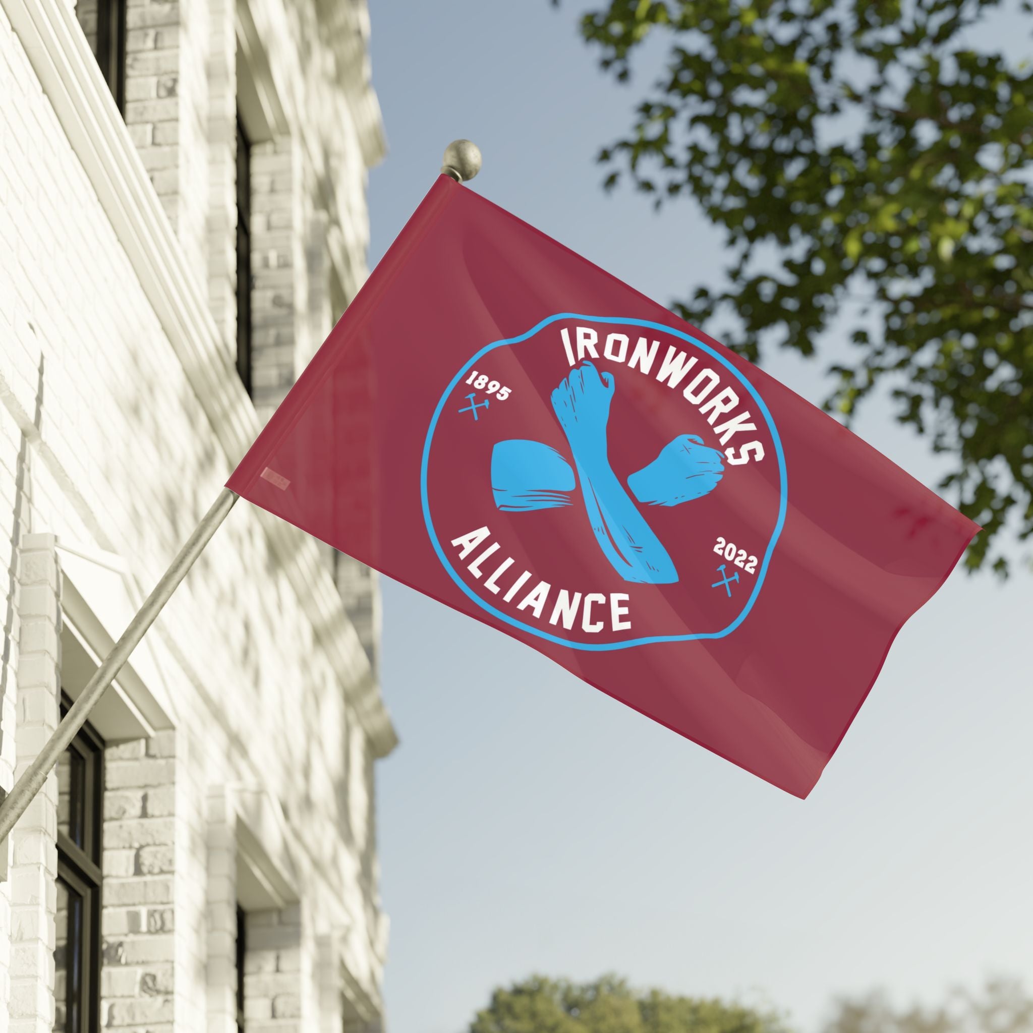 IWA Claret Flag