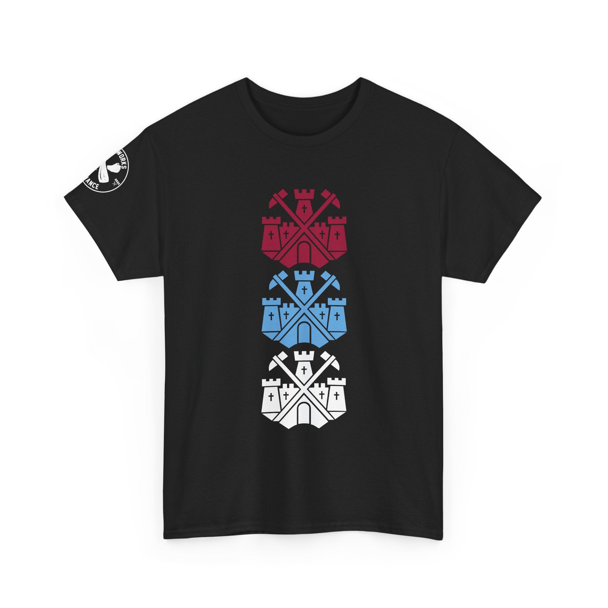 Tricolor Castle Badge T-Shirt