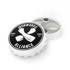 IWA Black Logo Magnetic Bottle Opener