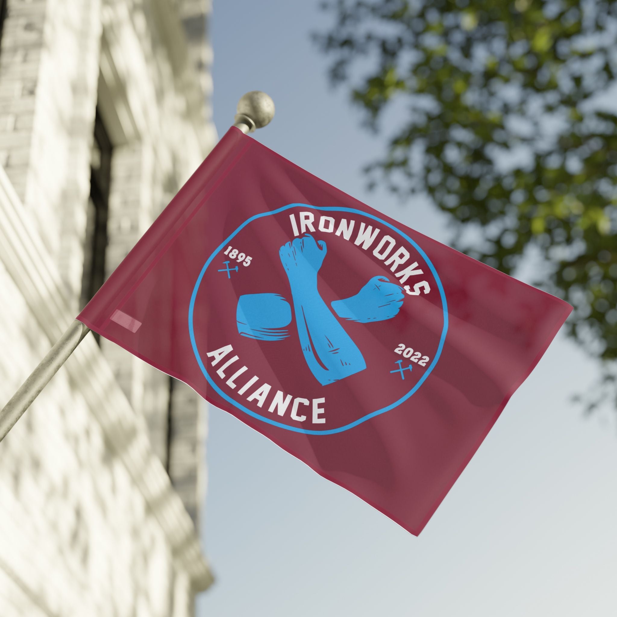 IWA Claret Flag