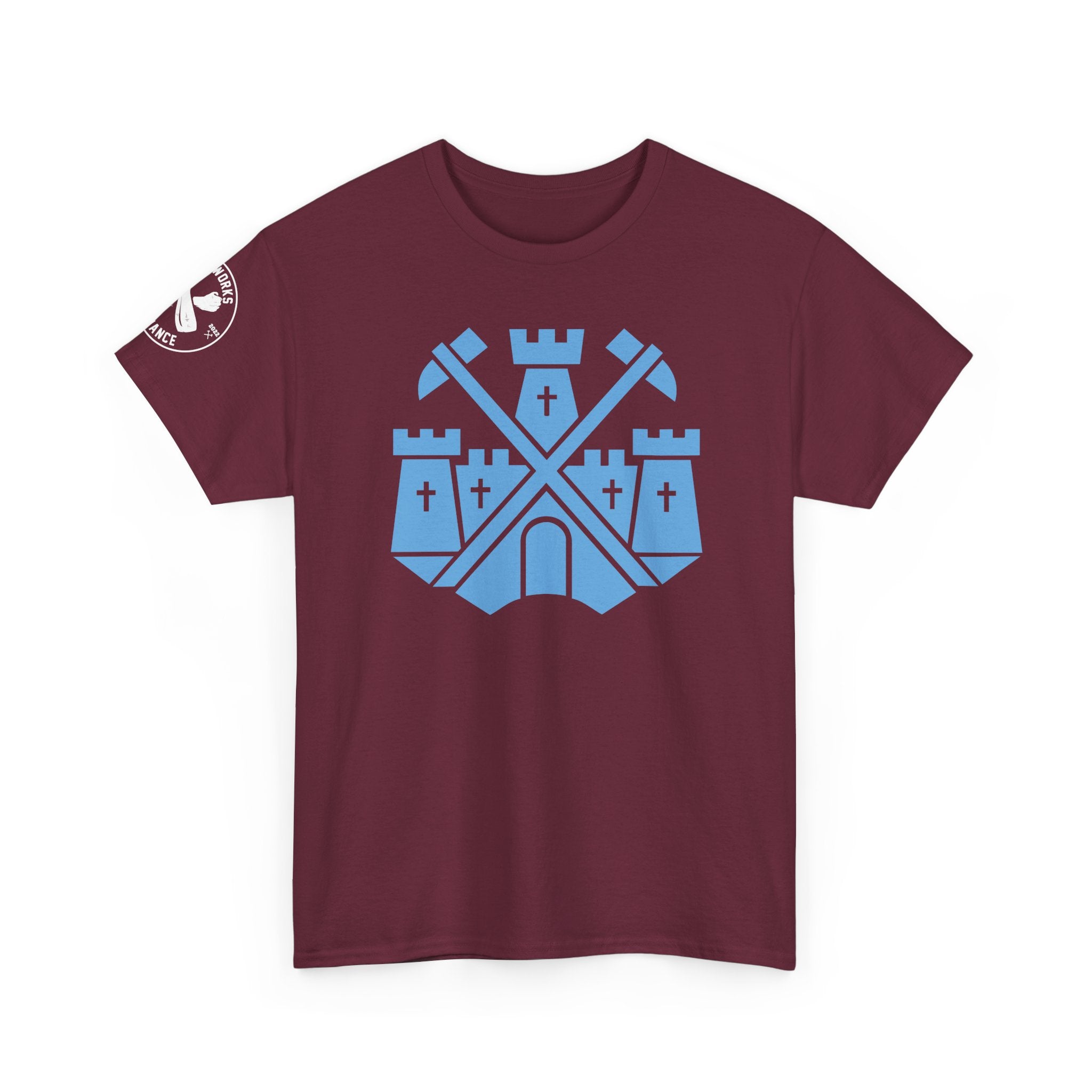 Castle Badge (Blue) T-Shirt