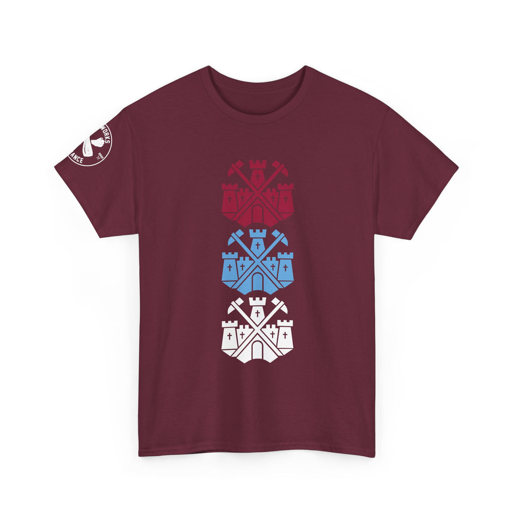 Tricolor Castle Badge T-Shirt