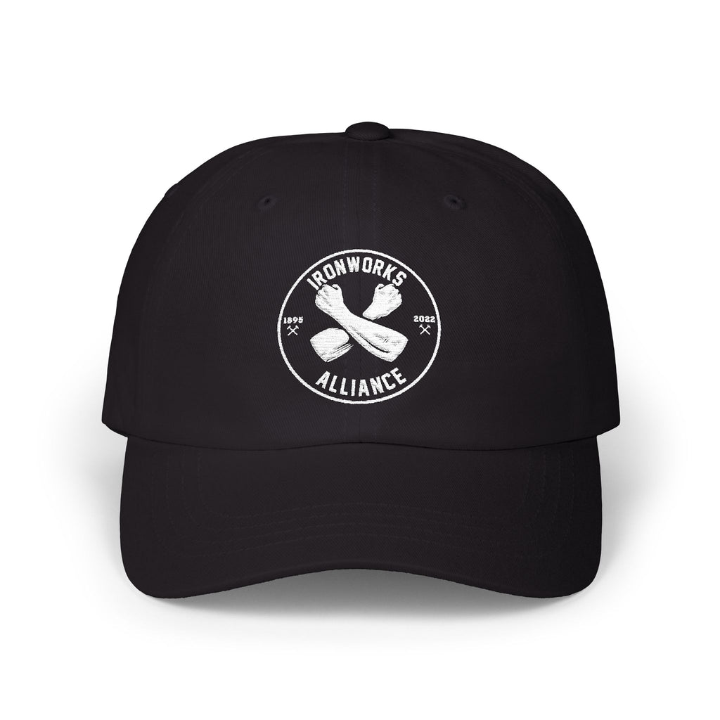 IWA White Logo Dad Cap (Black)