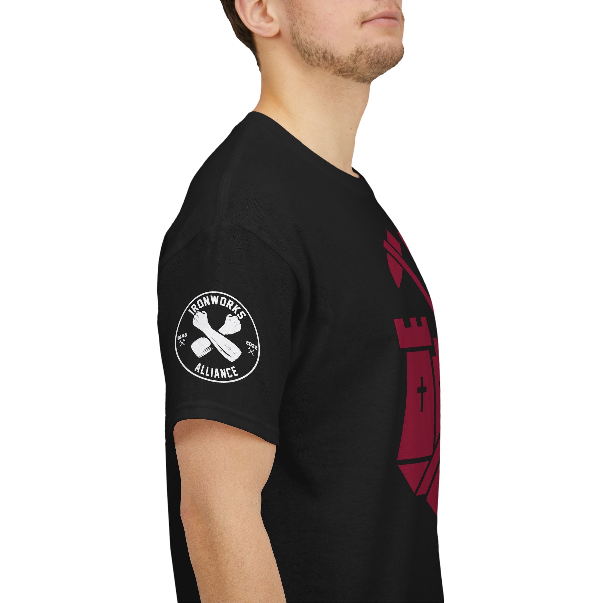 Castle Badge (Claret) T-Shirt
