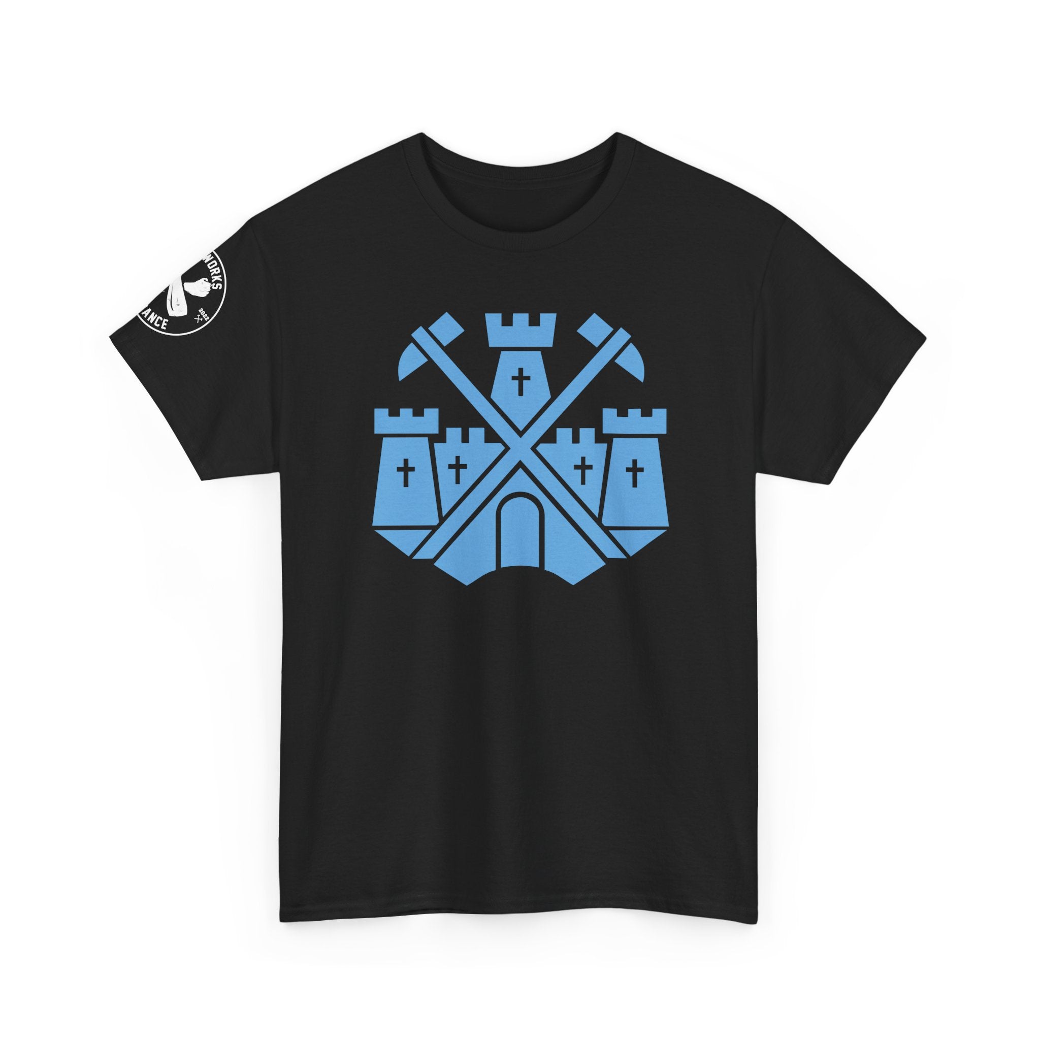 Castle Badge (Blue) T-Shirt