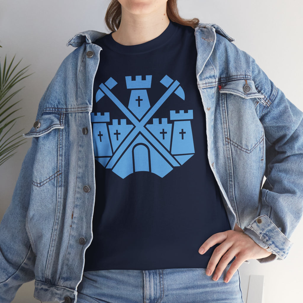 Castle Badge (Blue) T-Shirt