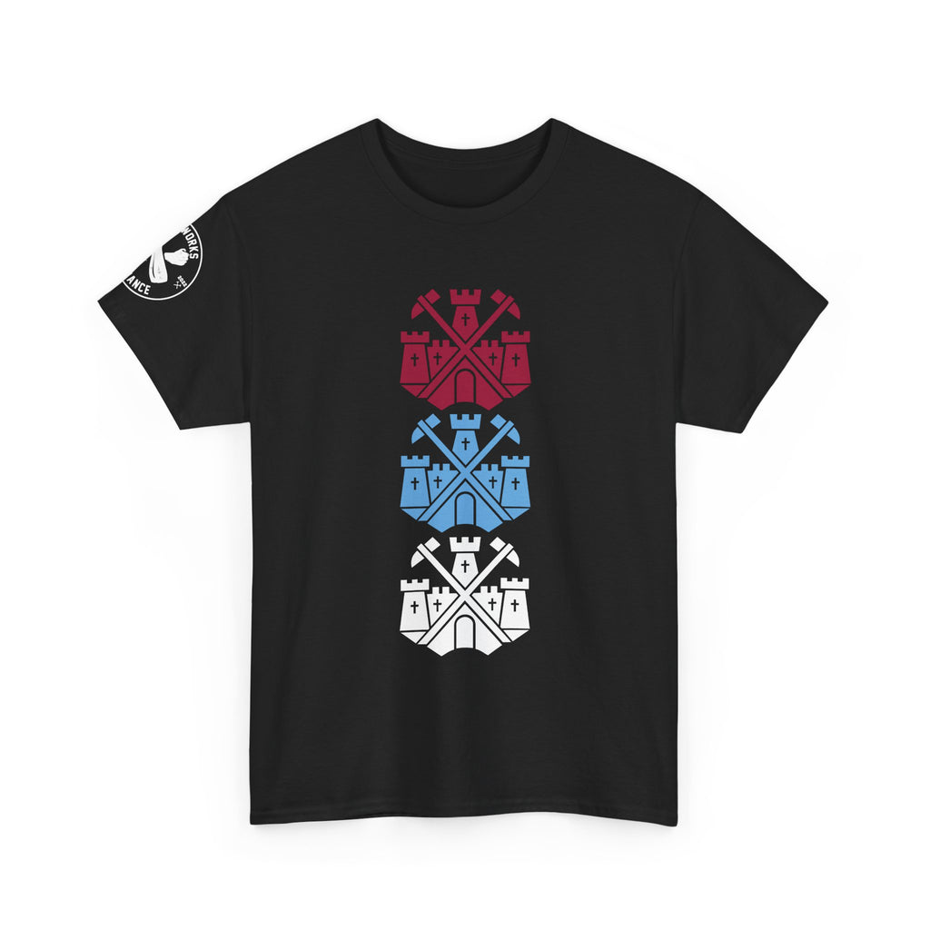 Tricolor Castle Badge T-Shirt